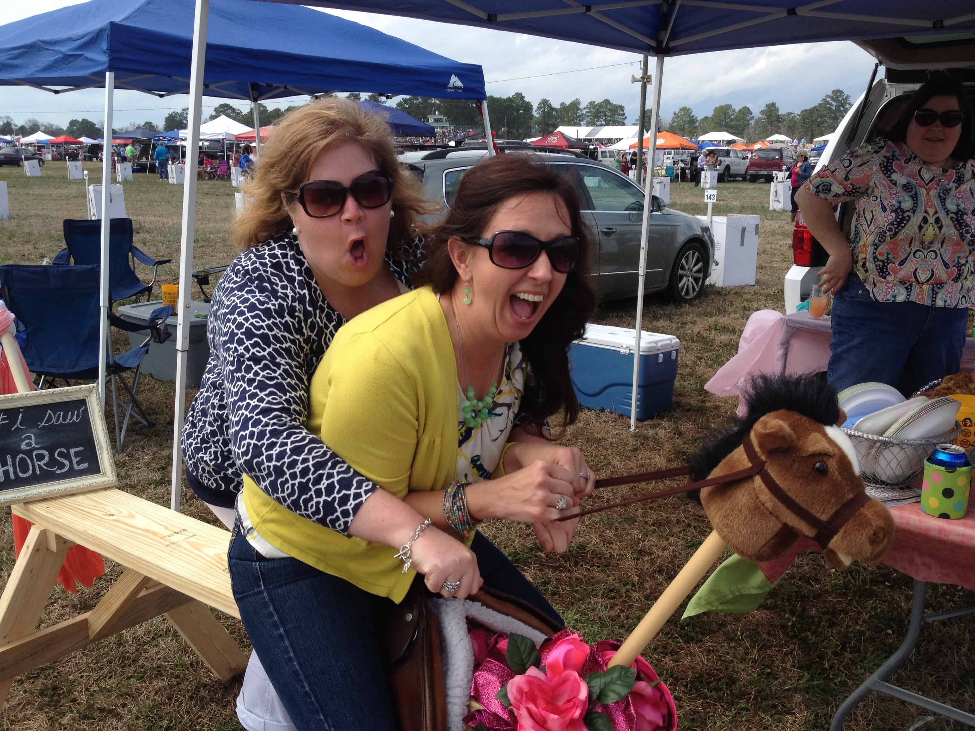 I saw a horse at the Carolina Cup