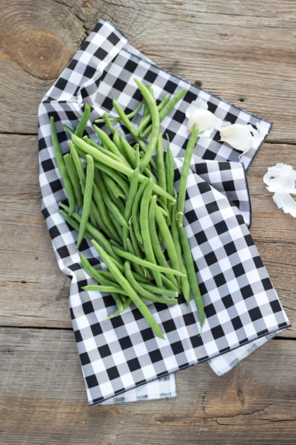 roasted green beans