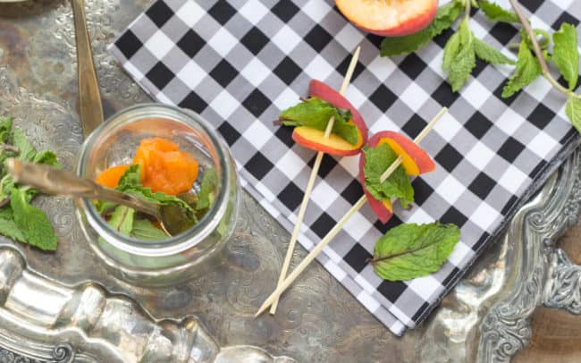 Honey Peach Mojitos