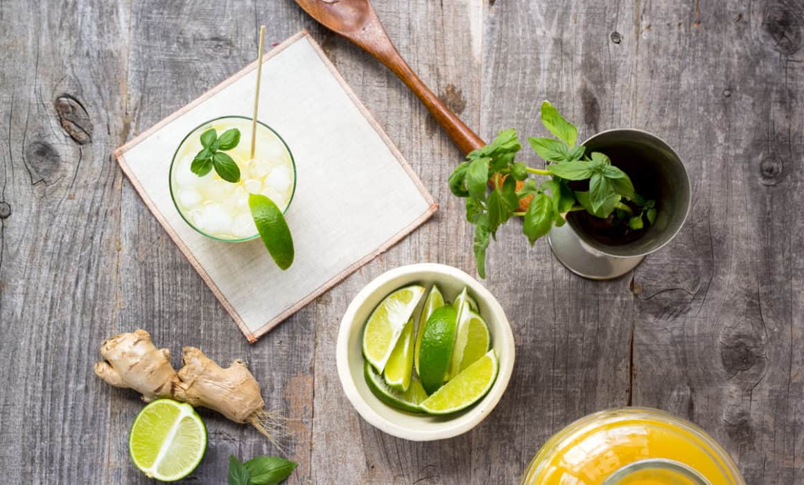 Pineapple Ginger Basil Punch