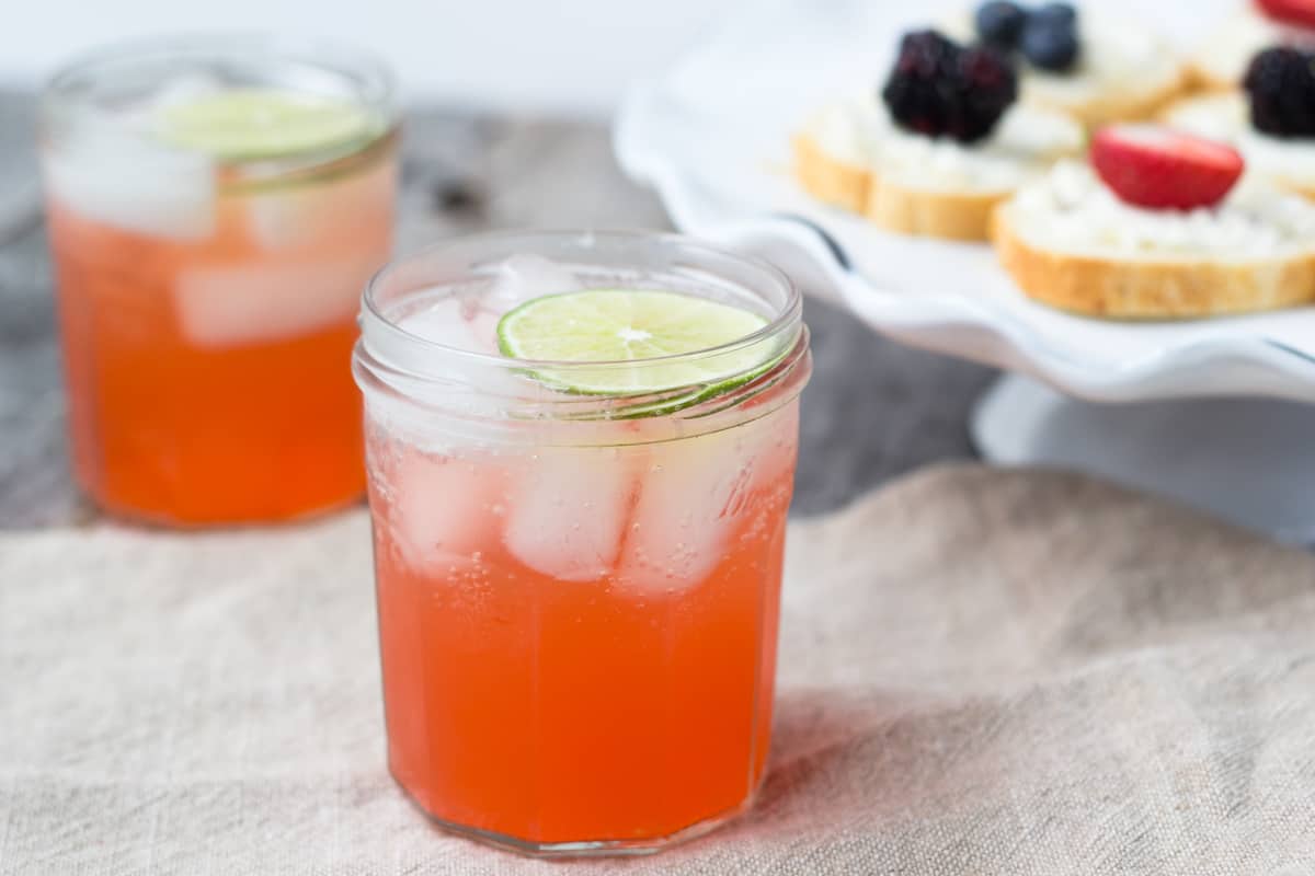 Aperol Spritz: This classic aperitif is perfect for paring with small bites like Crostini with Goat Cheese, Berries and Honey.
