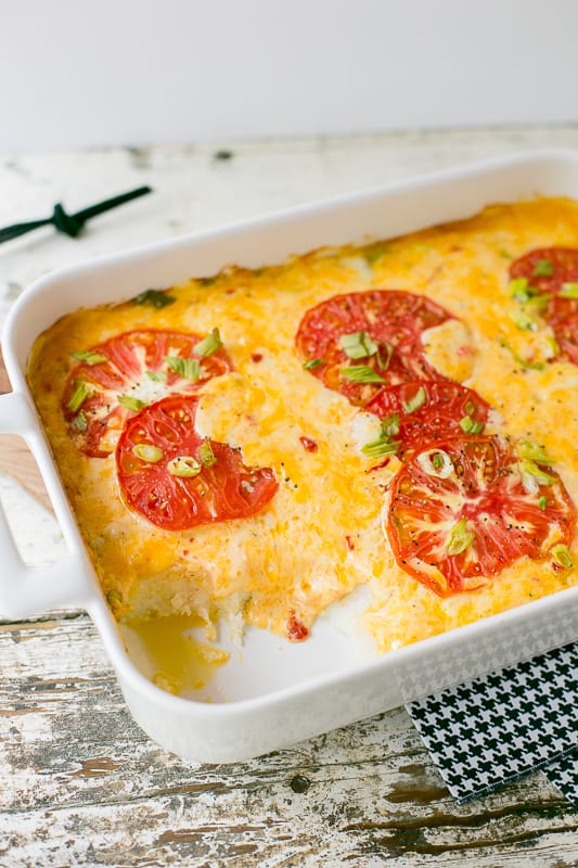 Mother's Day Brunch Menu: Pimento Cheese Grits Casserole